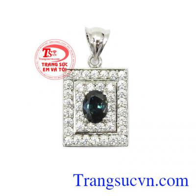 Mặt dây Sapphire nữ quý tộc