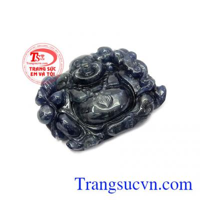 Phật Di Lặc được đạo Phật xem làm một biểu tượng cho sự an lạc, vui vẻ, may mắn và hạnh phúc,Mặt phật Di Lặc Sapphire trường sinh