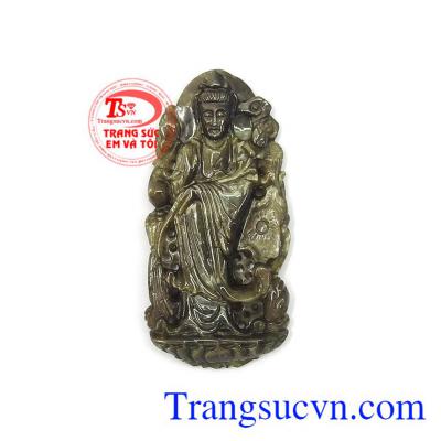 Mặt Quan Âm Sapphire an lành là biểu tượng mang lại bình an, may mắn và hạnh phúc cho người đeo