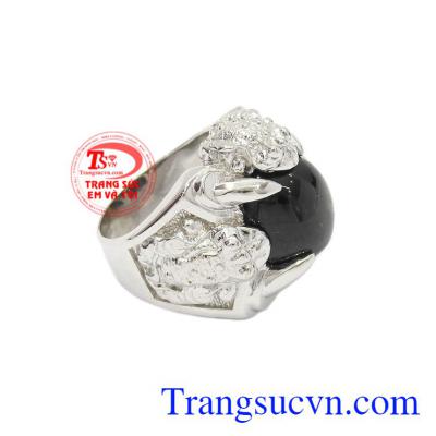 Nhẫn bạc Sapphire sao danh vọng chất lượng.