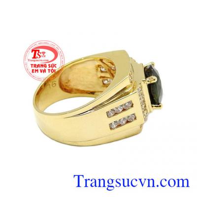 Thao phong thủy, Sapphire là bùa may mắn cho người mang mệnh Mộc và Hỏa,Nhẫn nam Sapphire thịnh vượng