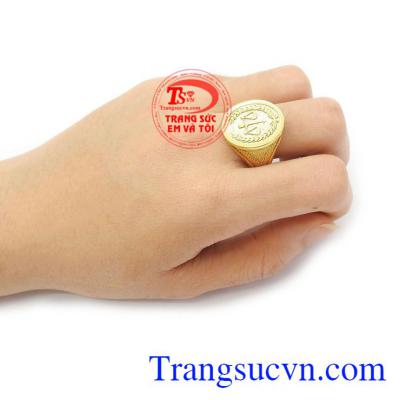 Nhẫn nam vàng tây công lý thương hiệu uy tín, chất lượng, chế tác theo yêu cầu, bảo hành 12 tháng