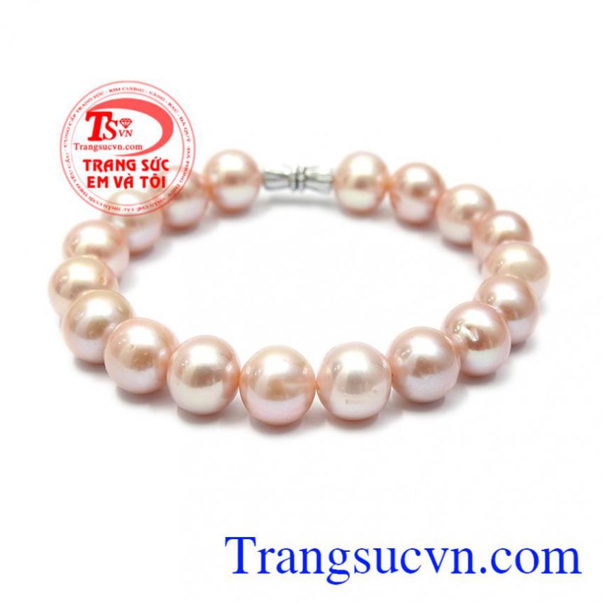 Chuỗi tay ngọc trai quý phái