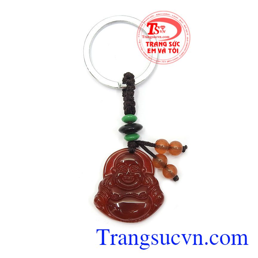 Móc chìa khóa Phật Di Lặc là sản phẩm được chế tác và chạm khắc sắc nét