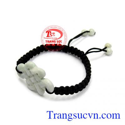 Dây tết ngọc cẩm thạch mang ý nghĩa may mắn, tài lộc và sức khỏe cho người đeo