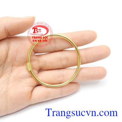 Lắc vàng trẻ em xinh xắn chế tác đẹp, tinh xảo, thời trang