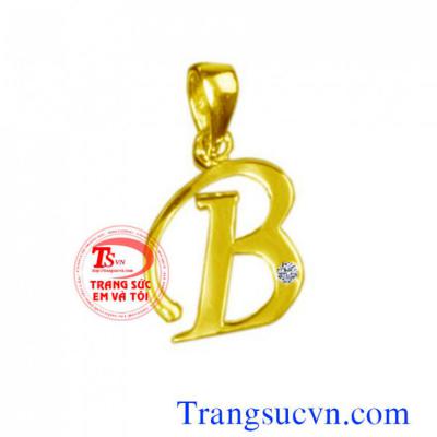 Mặt dây chữ vàng đẹp