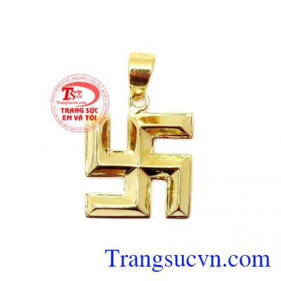 Mặt dây nữ vàng chữ Vạn là sản phẩm được chế tác tỉ mỉ, tinh tế và chất lượng,Mặt dây nữ vàng chữ Vạn