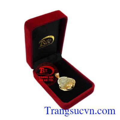 Mặt dây vàng phật Di Lặc đẹp 14k