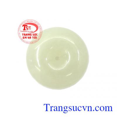 Mặt đồng xu Jadeite phú quý