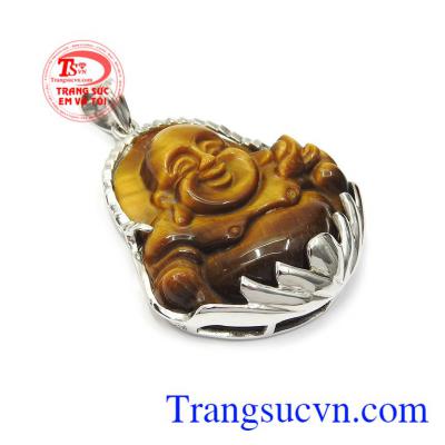 Mặt phật Di Lặc hưng thịnh đeo phù hợp nhiều loại loại dây chuyền và trang phục khác nhau