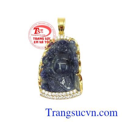 Mặt phật di lặc sapphire vạn phúc