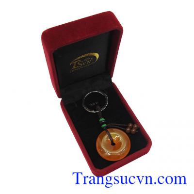 Móc chìa khóa mã não đẹp