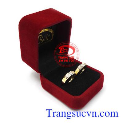 Nhẫn cưới tình yêu viên mãn chất lượng cao, là dòng sản phẩm được các cặp đôi đặc biệt ưa chuộng