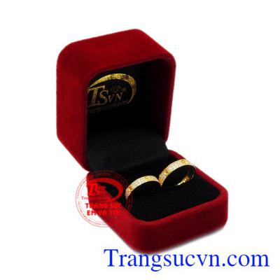 Nhẫn cưới vàng tinh tế