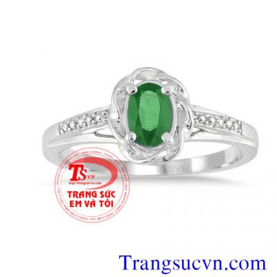 Nhẫn đính hôn vàng trắng