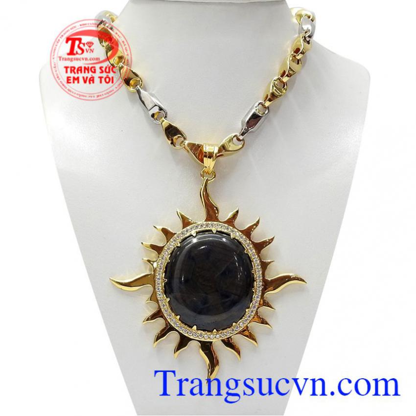 Bộ mặt dây Sapphire ánh hào quang