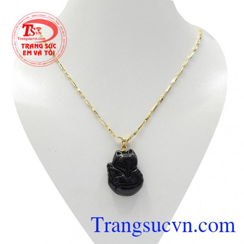 Bộ trang sức hồ ly obsidian huyền bí