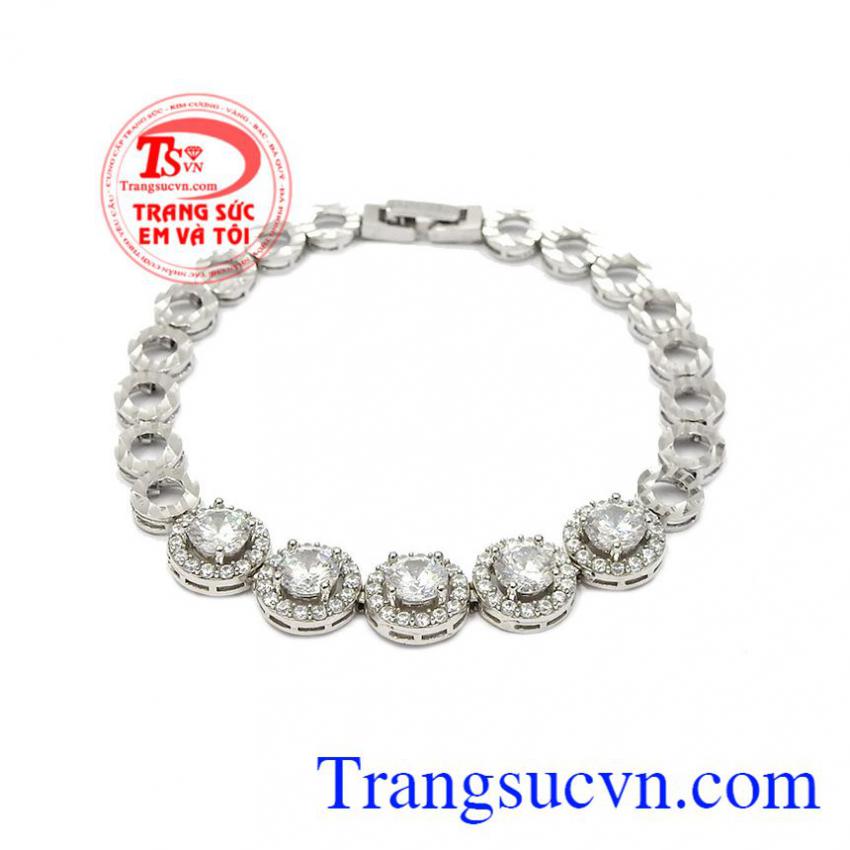 Lắc bạc quý phái đẹp