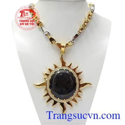 Bộ mặt dây Sapphire ánh hào quang