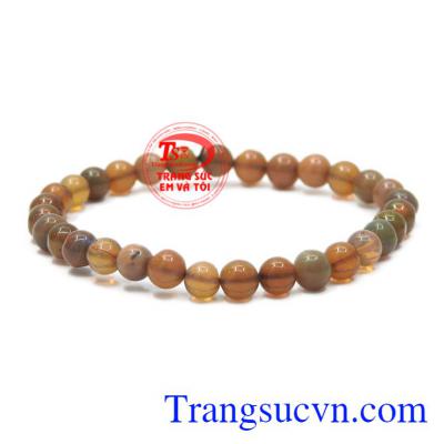 Chuỗi tay Opal may mắn thiên nhiên mang lại vẻ tinh tế, may mắn cho người đeo.