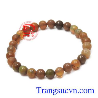 Chuỗi tay Opal thiên nhiên mang lại những thành công, quyền lực giống như ánh sáng lấp lánh của đá.