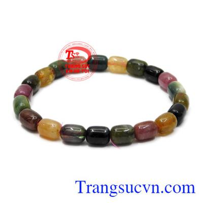 Chuỗi tay Tourmaline màu sắc