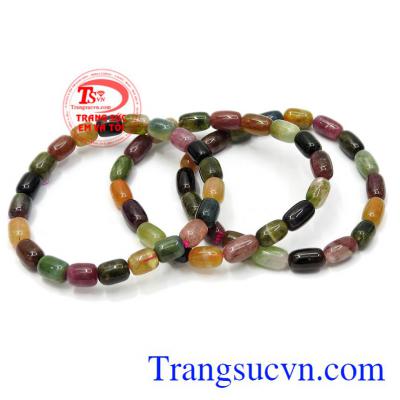 Chuỗi tay Tourmaline màu sắc