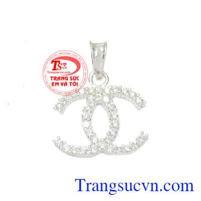 Mặt dây bạc chanel đẹp