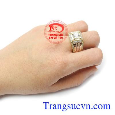 Nhẫn nam vàng tây phong độ uy tín, chất lượng, giá cả hợp lý, bảo hành 12 tháng
