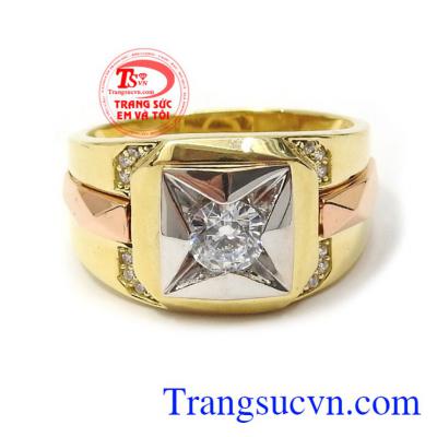 Nhẫn nam vàng tây thời trang là món quà tuyệt vời cho người bạn yêu thương những dịp ý nghĩa