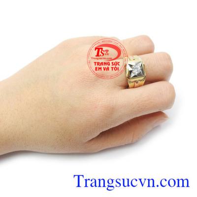 Nhẫn nam vàng tây thời trang uy tín, chất lượng, bảo hành 12 tháng, giao hàng nhanh toàn quốc.