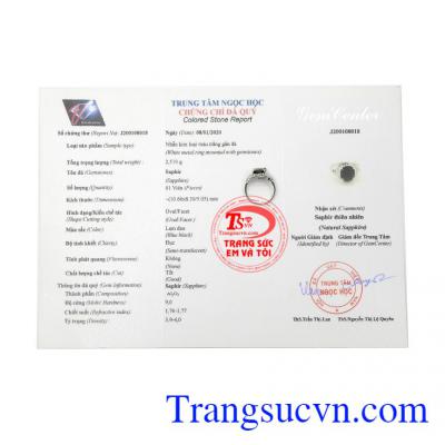 Sản phẩm có giấy kiểm định đá quý