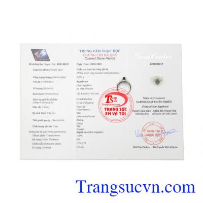 Sản phẩm có giấy kiểm định đá quý
