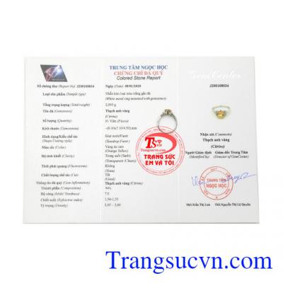 Sản phẩm có giấy kiểm định đá quý