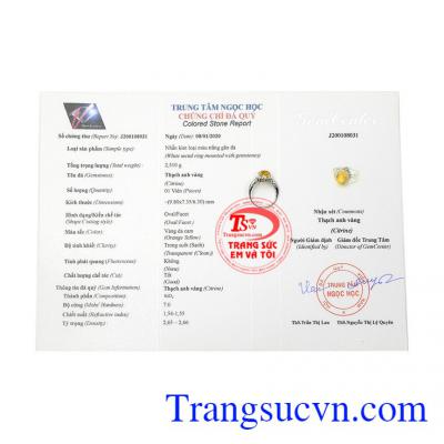 Sản phẩm có giấy kiểm định đá quý