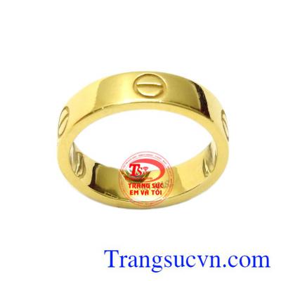 Nhẫn nữ vàng cá tính giao hàng toàn quốc.
