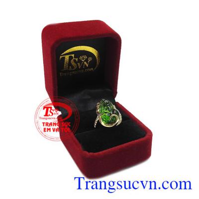 Sản phẩm được bảo hành uy tín, giao hàng toàn quốc. Nhẫn tỳ hưu mệnh hỏa may mắn