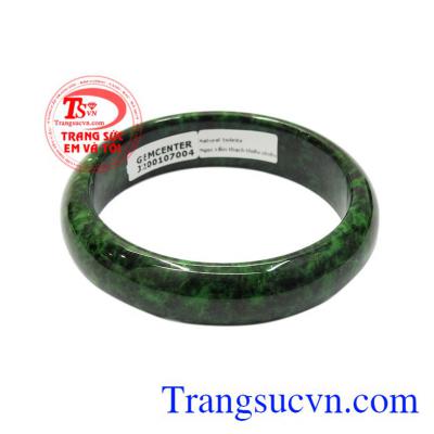 Vòng jadeite bản hẹ đẹp