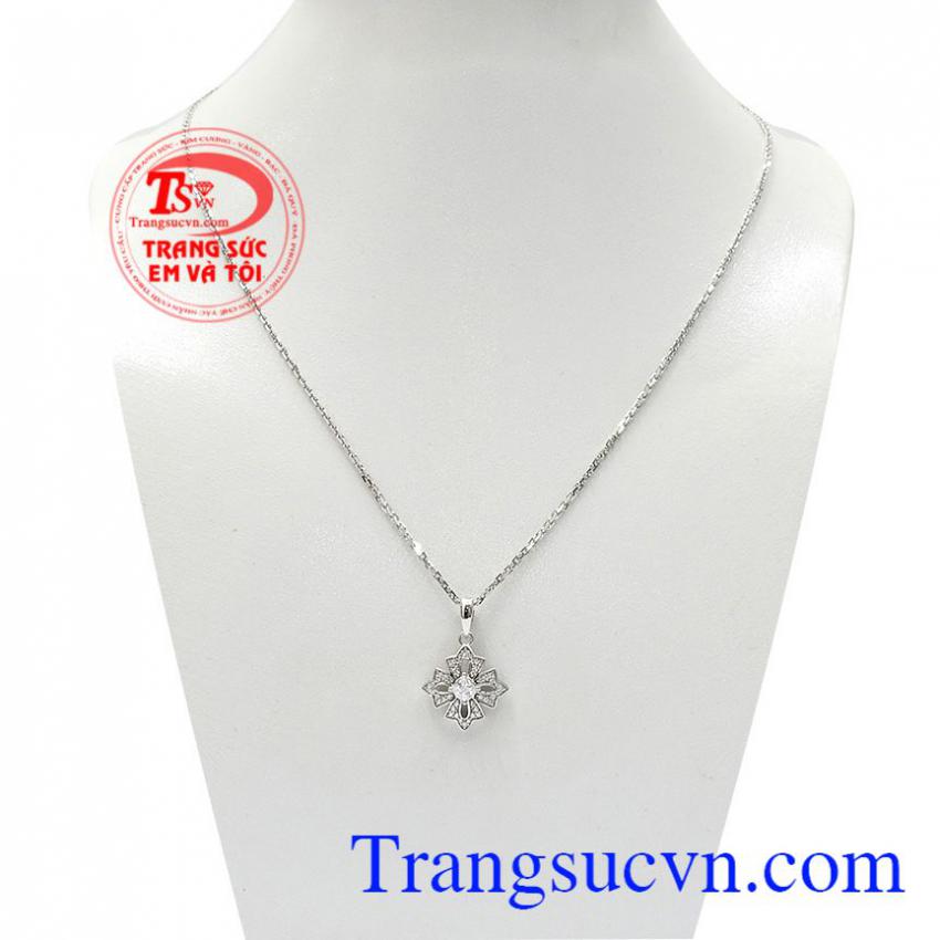 Bộ dây nữ vàng trắng quý tộc