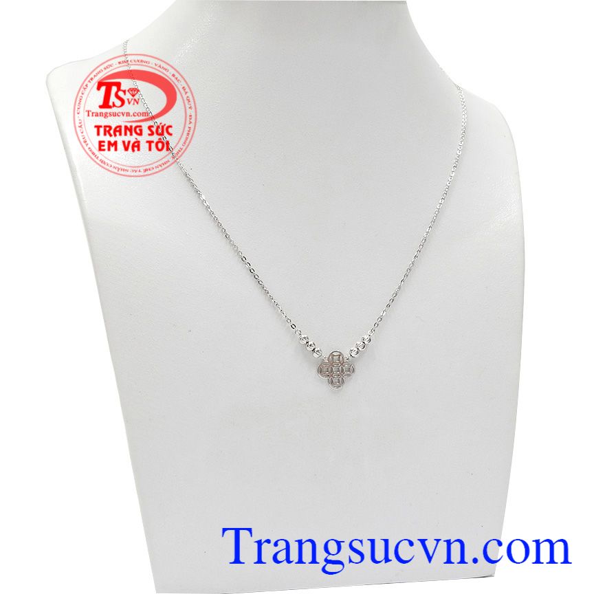 Bộ dây vàng trắng kim tiền thiết kế đẹp tinh tế được nhập khẩu từ Hàn Quốc mang nhiều ý nghĩa về phong thủy,Bộ dây vàng trắng kim tiền
