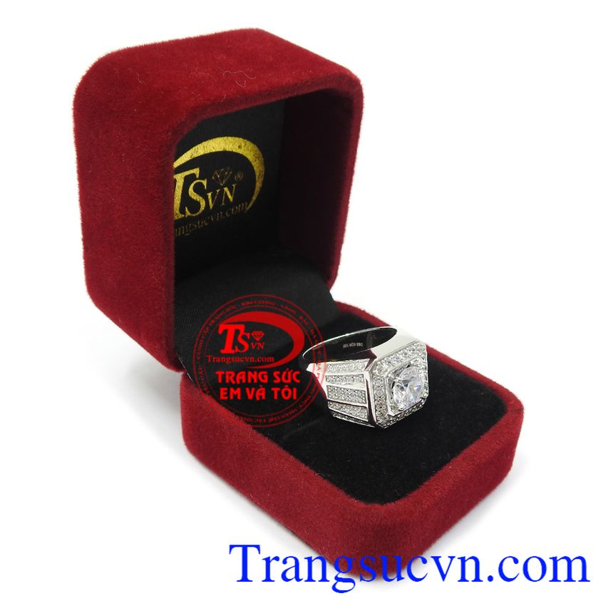 Nhẫn nam vàng trắng là món quà đặc biệt ý nghĩa cho người bạn yêu thương. Nhẫn nam vàng trắng tài lộc