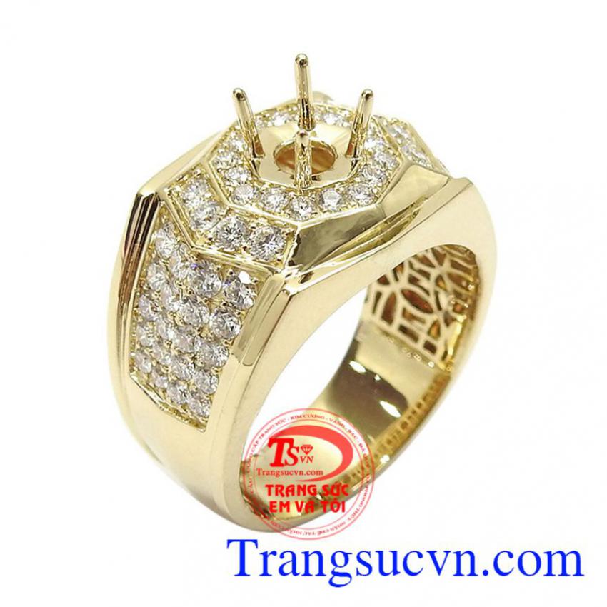 Ổ nhẫn nam kim cương đẳng cấp