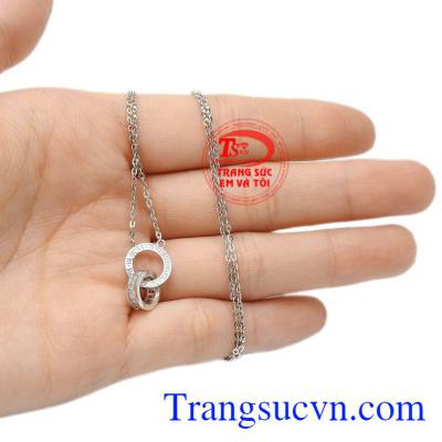 Bộ dây chuyền liền mặt cá tính vàng 10k chất lượng.