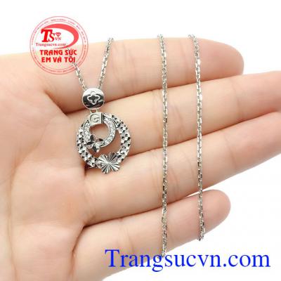 Bộ nữ trang được nhập khẩu hoàn toàn, bảo hành 6 tháng, giao hàng toàn quốc,Bộ dây nữ vàng trắng nổi bật
