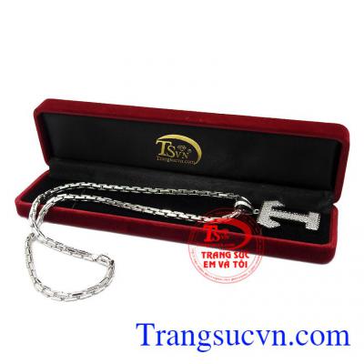 Bộ dây vàng trắng nam chữ T