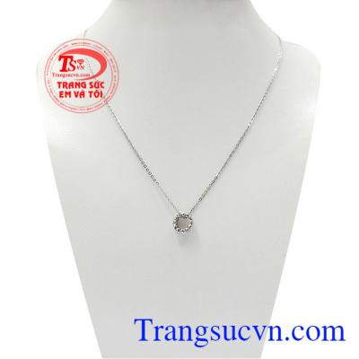 Bộ dây vàng trắng trang nhã được chế tác nhỏ nhắn, xinh xắn là món quà đầy bất ngờ dành cho phái nữ,Bộ dây vàng trắng trang nhã