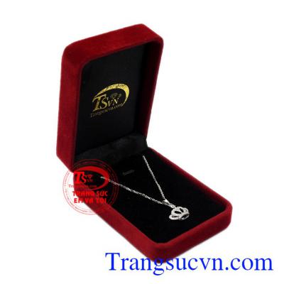 Bộ mặt dây nữ hoàng vàng 10k