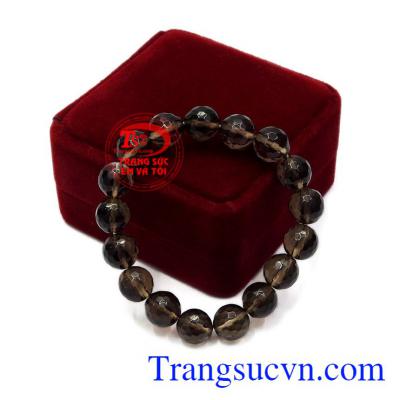 Chuỗi tay thạch anh khói 10ly
