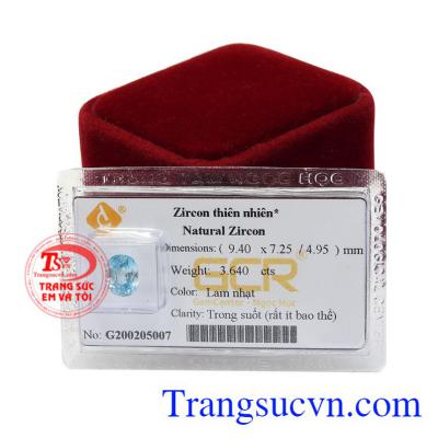 Đá ép vỉ Zircon chất lượng có giấy kiểm định uy tín.